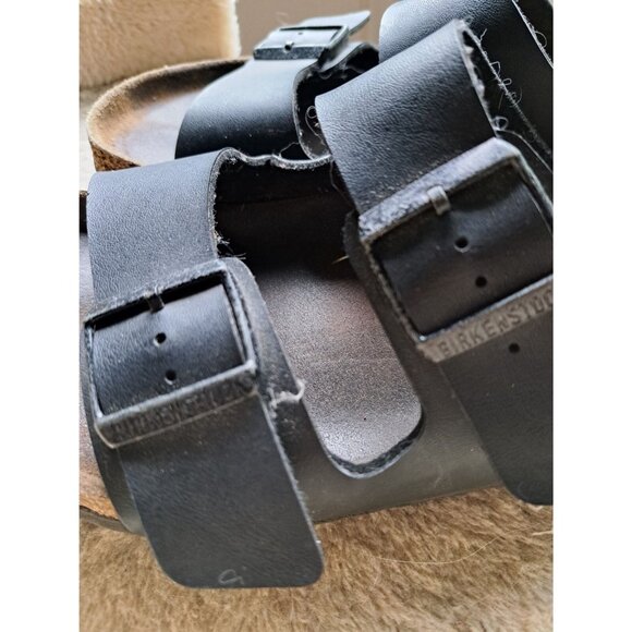 Birkenstock Arizona 2 Strap Slide Sandals Black Size 41 (10-10.5) - Picture 7 of 14